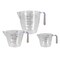 Home Basics 3 Piece Measuring Cup with Rubber Grip MC44643 - alternate 1
